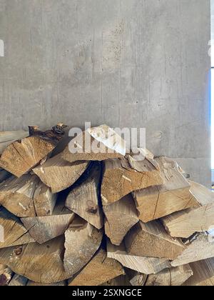 Firewood Stack Storage Wood Materials Chopped Tree Rural Pile Stock ...