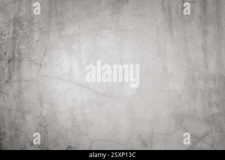Empty wall and cement to dark concrete texture floor for home interior loft or exterior with architecture rough background and wallpaper screen, Horiz Stock Photo