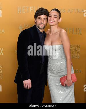 Nick Blood attends the 31st Annual Screen Actors Guild Awards at Shrine ...