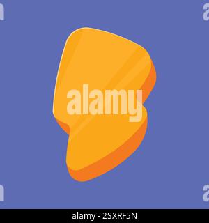 Bolt Energy Illustration game icon vector. thunder bolt cartoon vector. Stock Vector