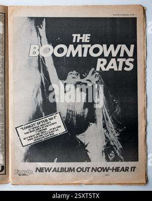 Boomtown rats 1977 hi-res stock photography and images - Alamy