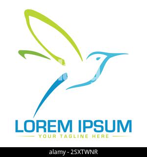 Bird Logo Design Stock Vector