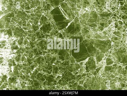 Green marble stone showing unique veins creating natural pattern Stock Photo