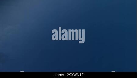 Image of light on a blue background Stock Photo
