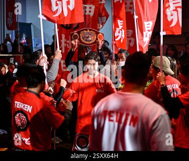 Tokyo, Japan. 1st Feb, 2025. Champion Subaru Murata enters the ring ...