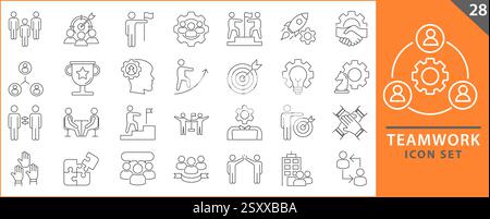 Management icon set. management icons. icons about management business. vector illustration. Stock Vector