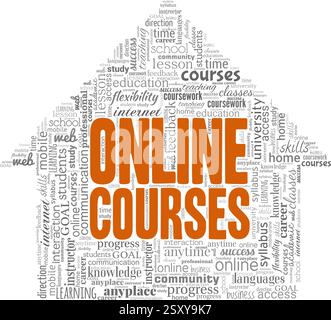 Schooling word cloud concept. Vector illustration Stock Vector Image ...