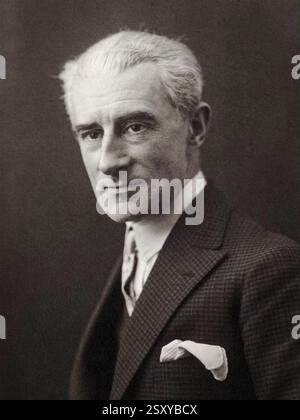 Joseph Raval Ravel. Portrait of the French composer, Joseph Maurice Ravel (1875-1937 ...