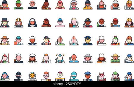 High-Quality Vector Icons Collection with Editable Stroke. Ideal for Professional and Creative Projects. Stock Vector