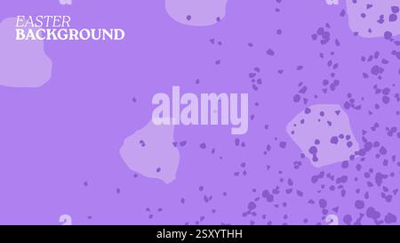 Minimal abstract horizontal background vector illustration. Soft earth tone pastel color organic shape Background. Design for Spring or Easter card, b Stock Vector