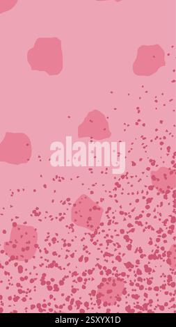 Minimal abstract vertical background vector illustration. Soft earth tone pastel color organic shape Background. Design for Spring or Easter card, ban Stock Vector
