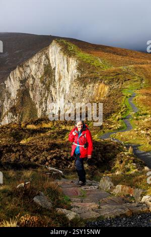 Path at Slieve League Stock Photo - Alamy