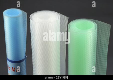 PVC Mat Sheets India Asia Stock Photo