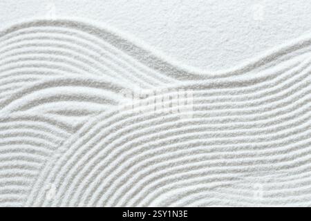 White sand pattern close up Stock Photo