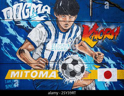 Murales of Kaoru Mitoma (三笘 薫), Japanese professional