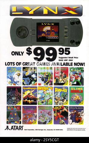 Atari lynx hi-res stock photography and images - Alamy