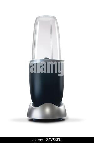 Compact blender isolated on white background Stock Photo