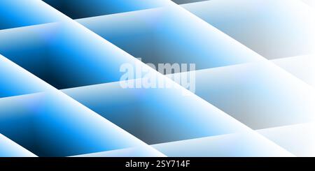 Wallpaper, Background, Flyer or Cover Design for Your Business with Abstract White and Blue 3D Crossing Lines Pattern - Applicable for Presentations, Stock Vector