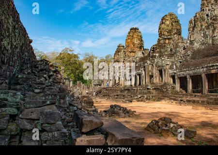 Exploring The Bayon Temples At The Archaeological Sites In Cambodia Exploring The Bayon Temples At The Archaeological Sites In Cambodia