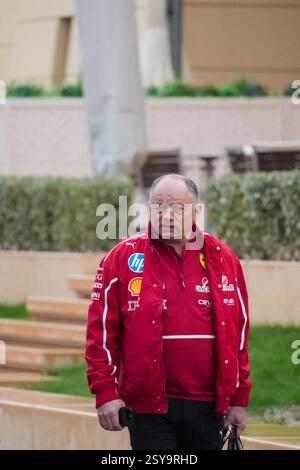 Frederic Vasseur (FRA) Ferrari Team Principal on the grid. 16.03.2025 ...