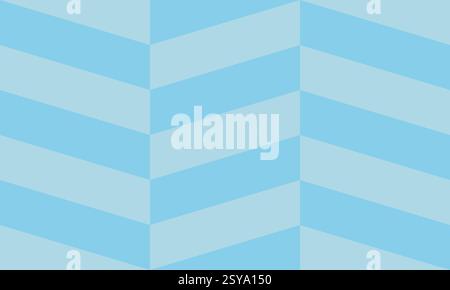 Seamless Light Blue Pattern, Modern Zigzag Design, Wallpaper, and Background, Vector Illustration. Stock Vector