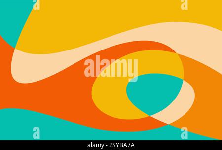 Colorful geometric Fluid background. Trend Modern Abstract Template Design. wave abstract vector Stock Vector