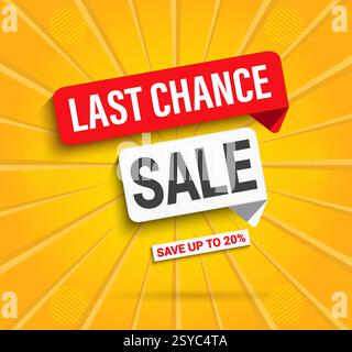 Sale web banner victor design template. Exclusive Discount, Flash sale , Mega sale offer with Realistic Ribbon. Special offer price of Product . Stock Vector