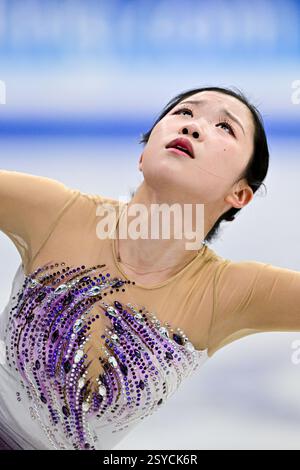 Ami NAKAI (JPN), during Junior Women Free Skating, at the ISU World ...