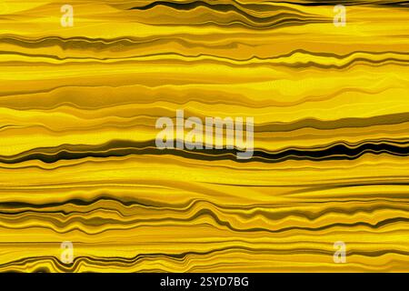 Gold Silk Texture with Black Lines. Stock Vector