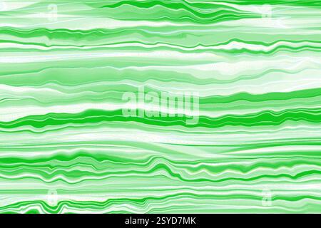White Silk Texture with Emerald Green Lines. Stock Vector