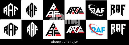 Raf Triangle RAF triangle letter logo design with triangle shape. RAF triangle logo ...