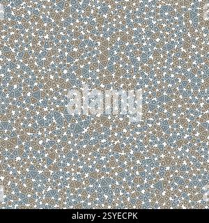 Abstract template background. Small triangles size. Multiple repeated inner triangles. Multiple colors style. Repeatable pattern. Stock Vector