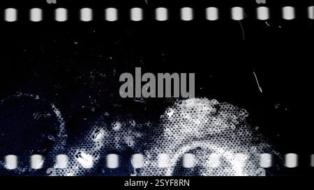 Old Film Effect scratches, subtle dust particles, and speckles background. Stock Photo