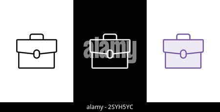 Vector illustration of suitcase. Baggage icon Stock Vector