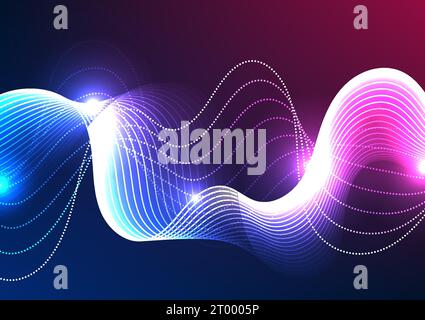 Abstract background technology Modern communication technology allows users to communicate long distances quickly. via the Internet signal network sys Stock Vector