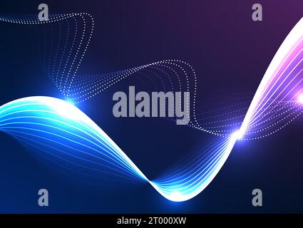 Abstract background technology Modern communication technology allows users to communicate long distances quickly. via the Internet signal network sys Stock Vector