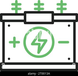 Power Transformer icon vector image. Suitable for mobile application web application and print media. Stock Vector