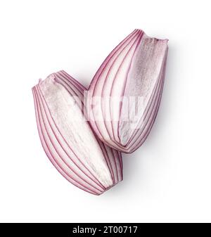 Sliced red onion ring Stock Photo