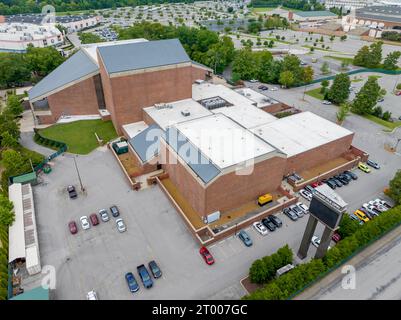 Aerial View Of The Historic Grand Ole Opry In Nashville Tennessee Stock Photo