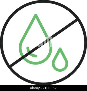 Water Scarcity icon vector image. Suitable for mobile application web application and print media. Stock Vector