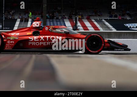 INDYCAR Series: August 11 Gallagher Grand Prix Stock Photo