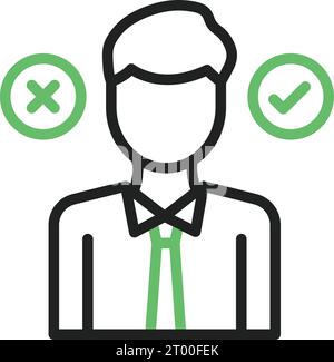 Decision Making icon vector image. Suitable for mobile application web application and print media. Stock Vector