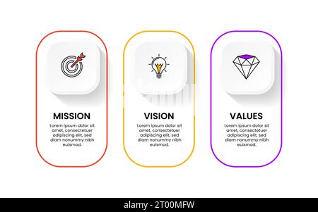 Infographic template with icons and 3 options or steps. Can be used for workflow layout, diagram, banner, webdesign. Vector illustration Stock Vector