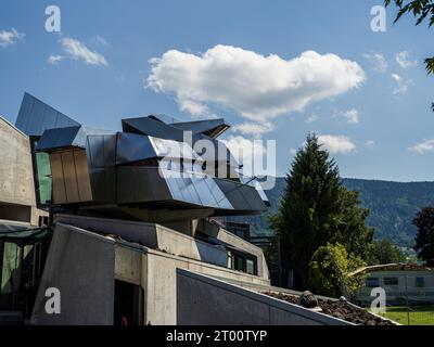 'Steinhaus' by architect Gunther Domenig, Steindorf am Ossiacher See, Austria, Karnten, Carinthia Stock Photo