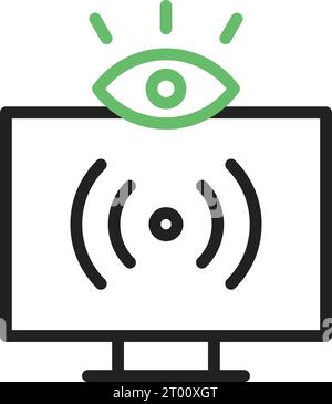 Viewers icon vector image. Stock Vector