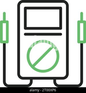 Voltmeter icon vector image. Stock Vector