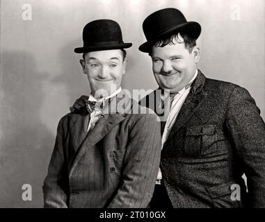 Stan Laurel and Oliver Hardy Publicity still from the motion picture : 'Flying Deuces' - 1939. Stock Photo