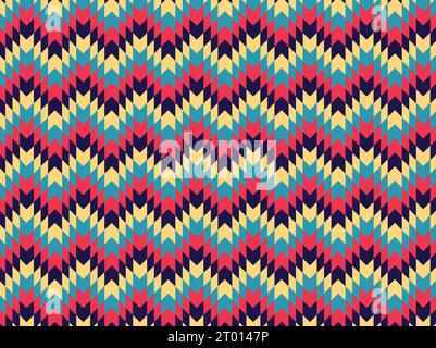 Geometric Colorfull Pattern Design Background Vector Stock Vector
