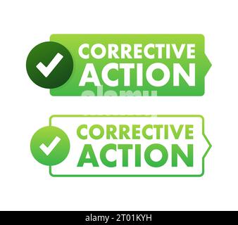 CAPA - Corrective and preventive action. Vector stock illustration Stock Vector