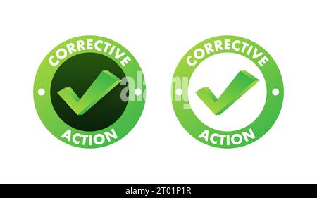 CAPA - Corrective and preventive action. Vector stock illustration Stock Vector